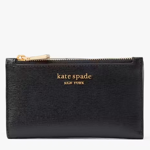 kate spade Accessories - Kate Spade Black Morgan Small Slim Bifold Wallet